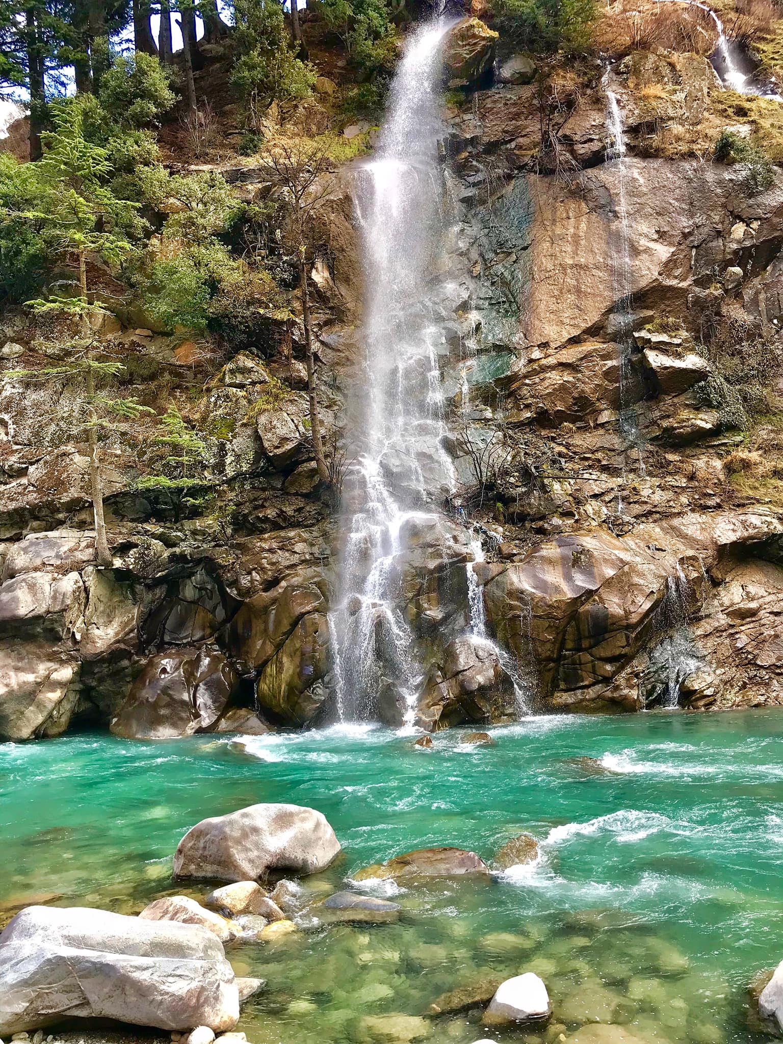Waterfall in Kalam Valley